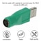 USB To PS2 Adapter Keyboard Mouse Converter USB Female To PS2 Male 3
