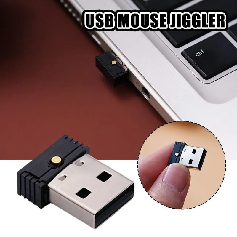 USB Mouse Jiggler Automatic Mouse Mover Computer Stay Awake Device 5