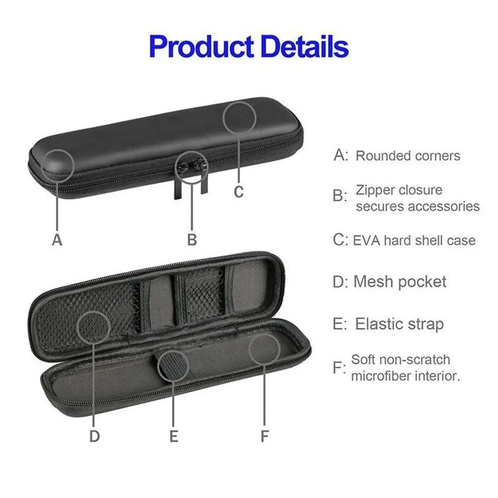 EVA Pencil Case Hard Shell Pen Pouch Stylus And Earphone Storage Organizer 15