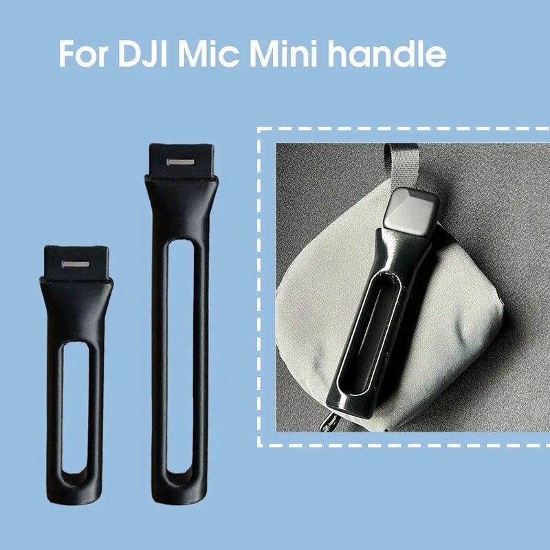 DJI Mic Mini Adapter Wireless Microphone Handle Handheld Interview Grip 4