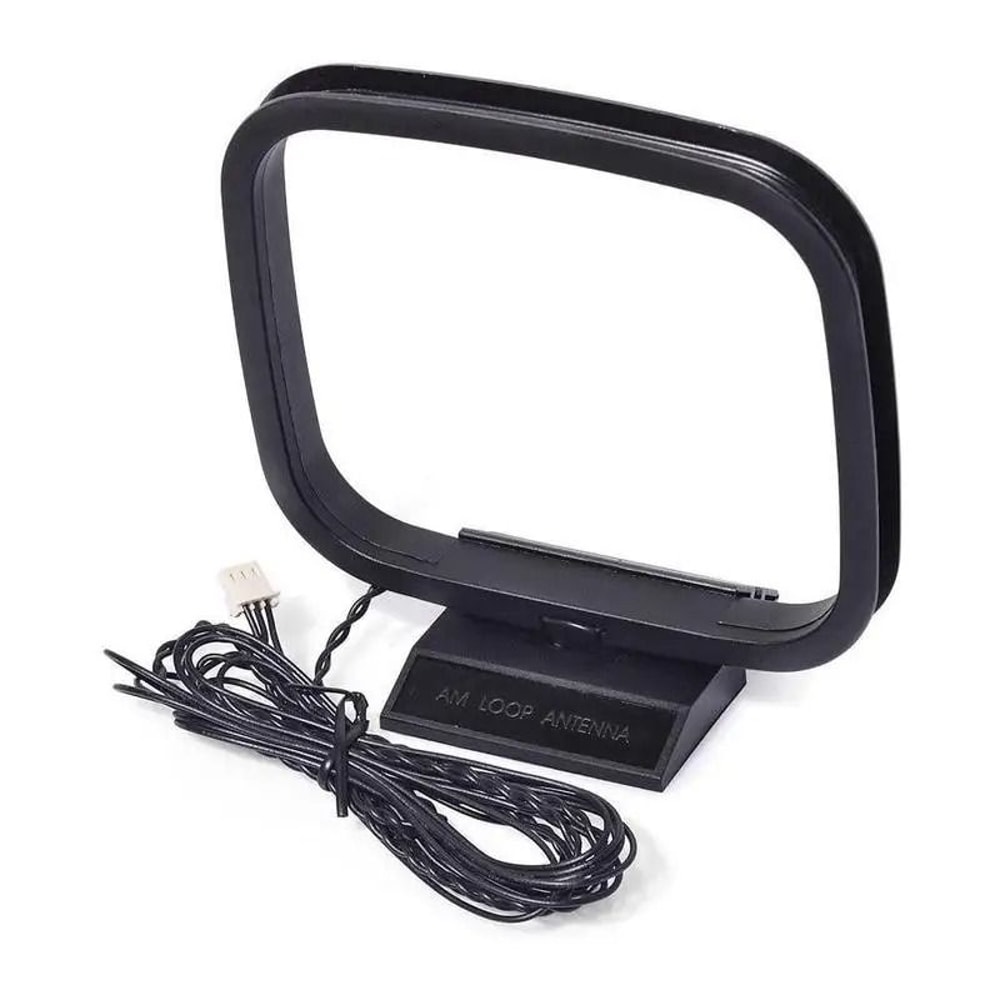 Universal FM AM Radio Antenna Loop Signal Booster For Stereo Receivers 2
