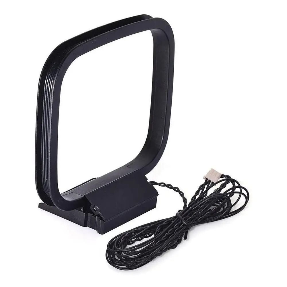 Universal FM AM Radio Antenna Loop Signal Booster For Stereo Receivers 0