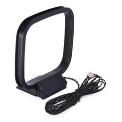 universal fm am radio antenna loop signal booster for stereo receivers