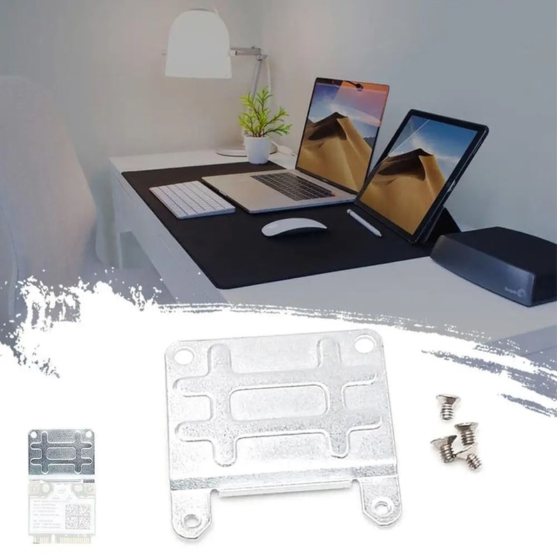 Mini PCIe Bracket Half Height To Full Height Adapter Wireless Card Mount 3