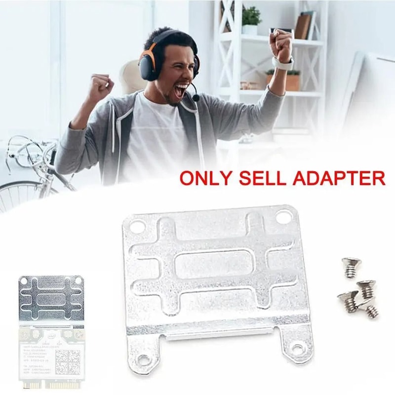 Mini PCIe Bracket Half Height To Full Height Adapter Wireless Card Mount 4