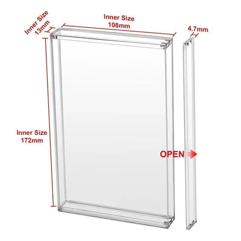 Switch 2 Game Card Display Case Magnetic Acrylic Storage Box 2