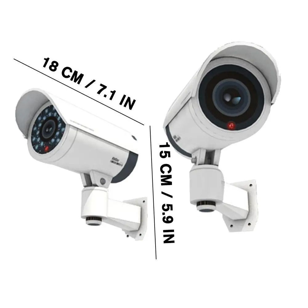 Dummy Security Camera With LED Flash Outdoor Indoor Fake CCTV 5