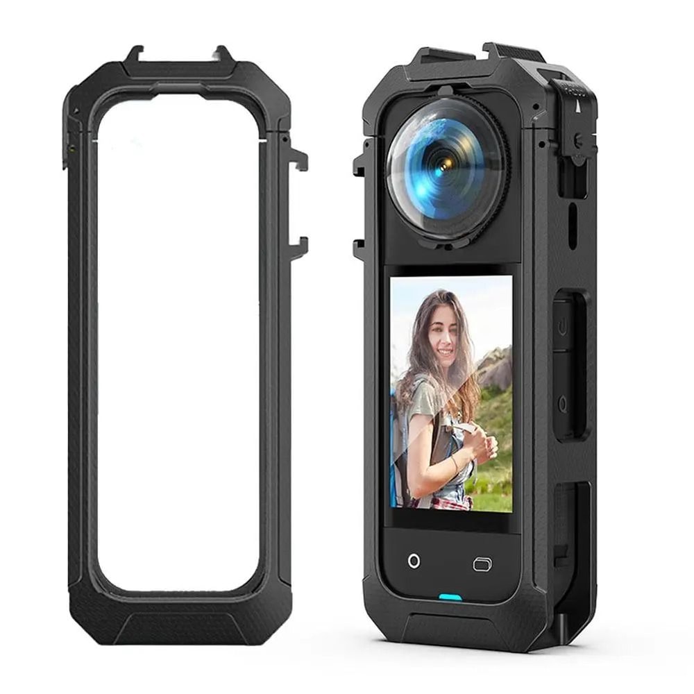 Insta360 X5 Protective Cage Magnetic Mount Shockproof Frame Case 2