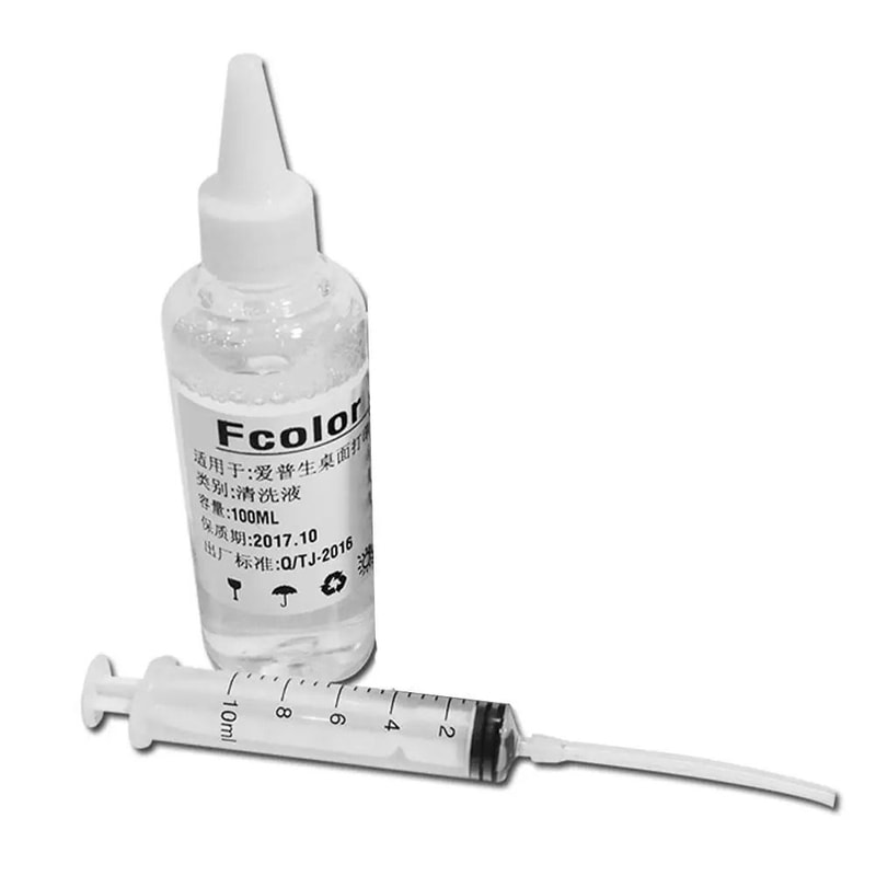 DTF Printer Cleaning Solution 100ml Ink Head Cleaner For PET Film Printing 0