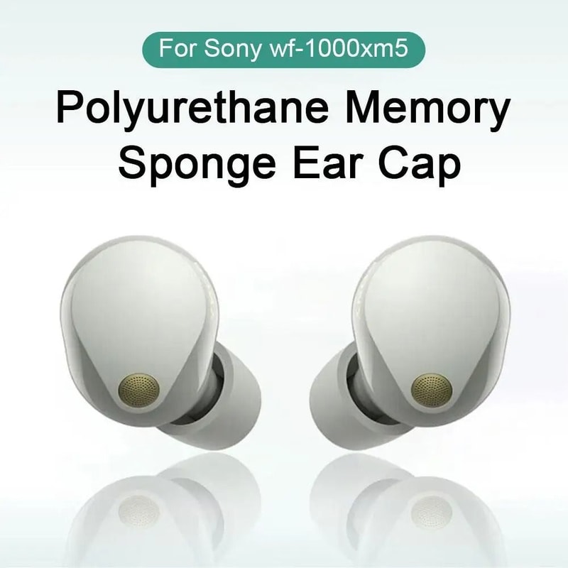 Premium Memory Foam Eartips For Sony WF1000XM5 Noise Reduction Anti Slip Replacement Ear Tips 9