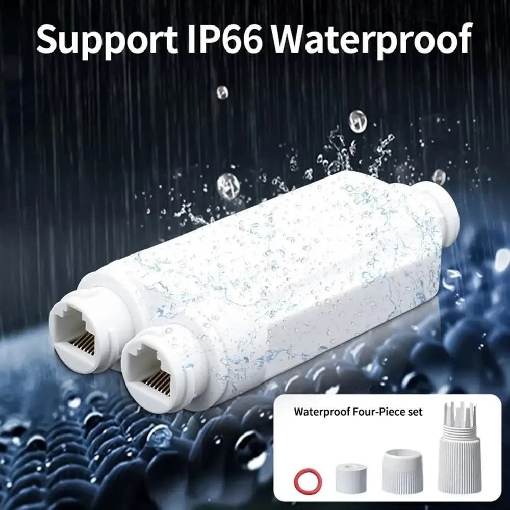 IP66 Waterproof POE Repeater 2 Port Outdoor POE Extender For Security Cameras 4