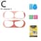 AirPods 4 Metal Mesh Dust Proof Stickers Earbud Grill Protector Set 3