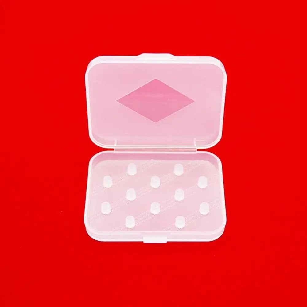 Portable Silicone Earbud Storage Case Transparent Eartip Organizer Box 4