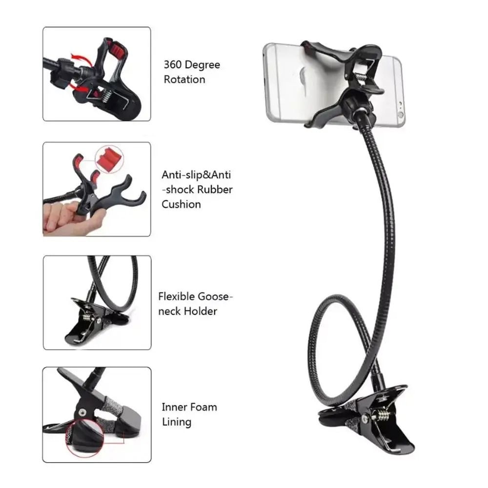Adjustable Flexible Phone Holder Lazy Bed Desk Mount Stand 11