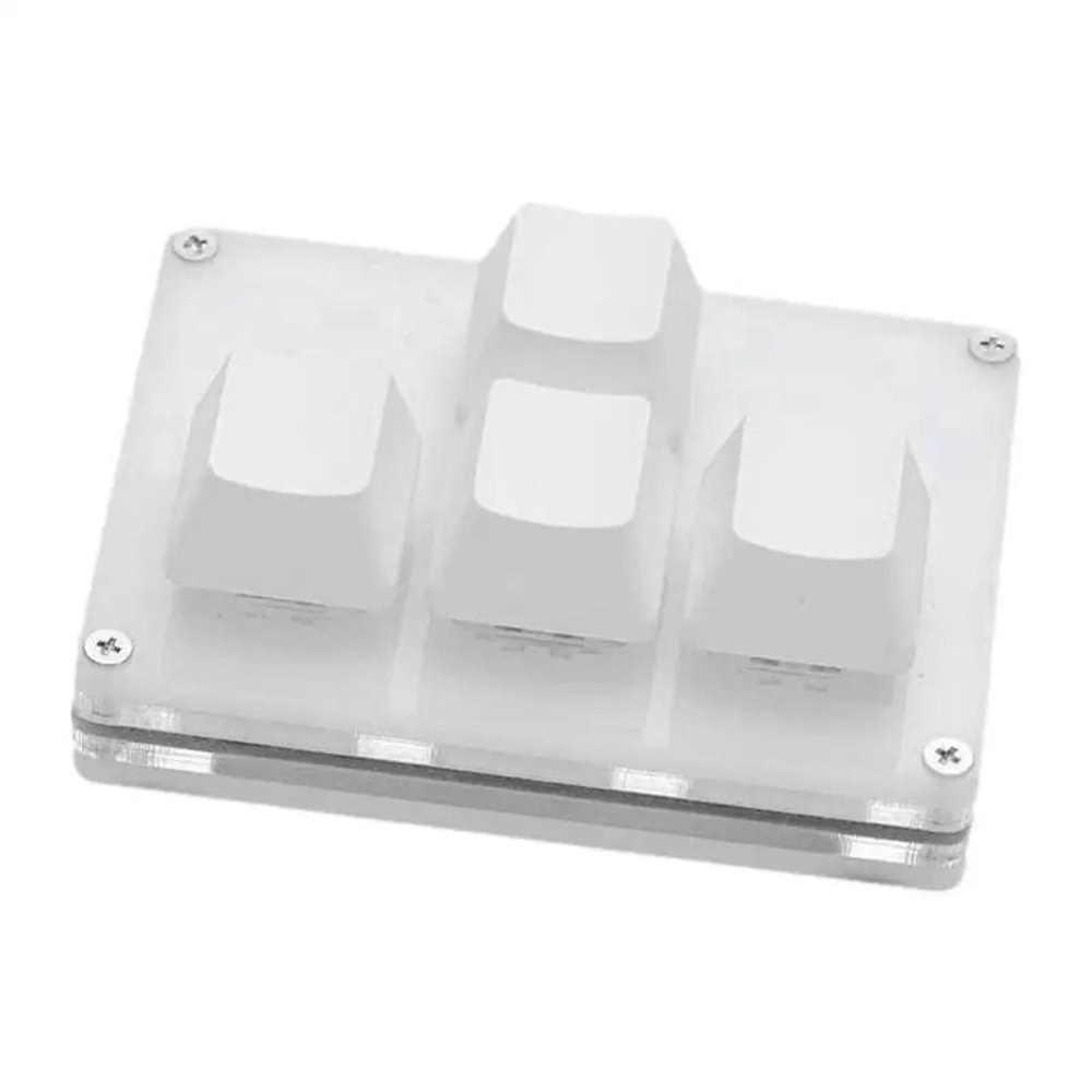 Mini Mechanical Keypad 4 Key Programmable USB Shortcut Macro Pad 0