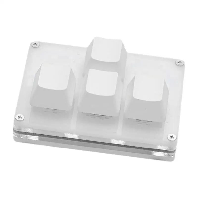 Mini Mechanical Keypad 4 Key Programmable USB Shortcut Macro Pad 0