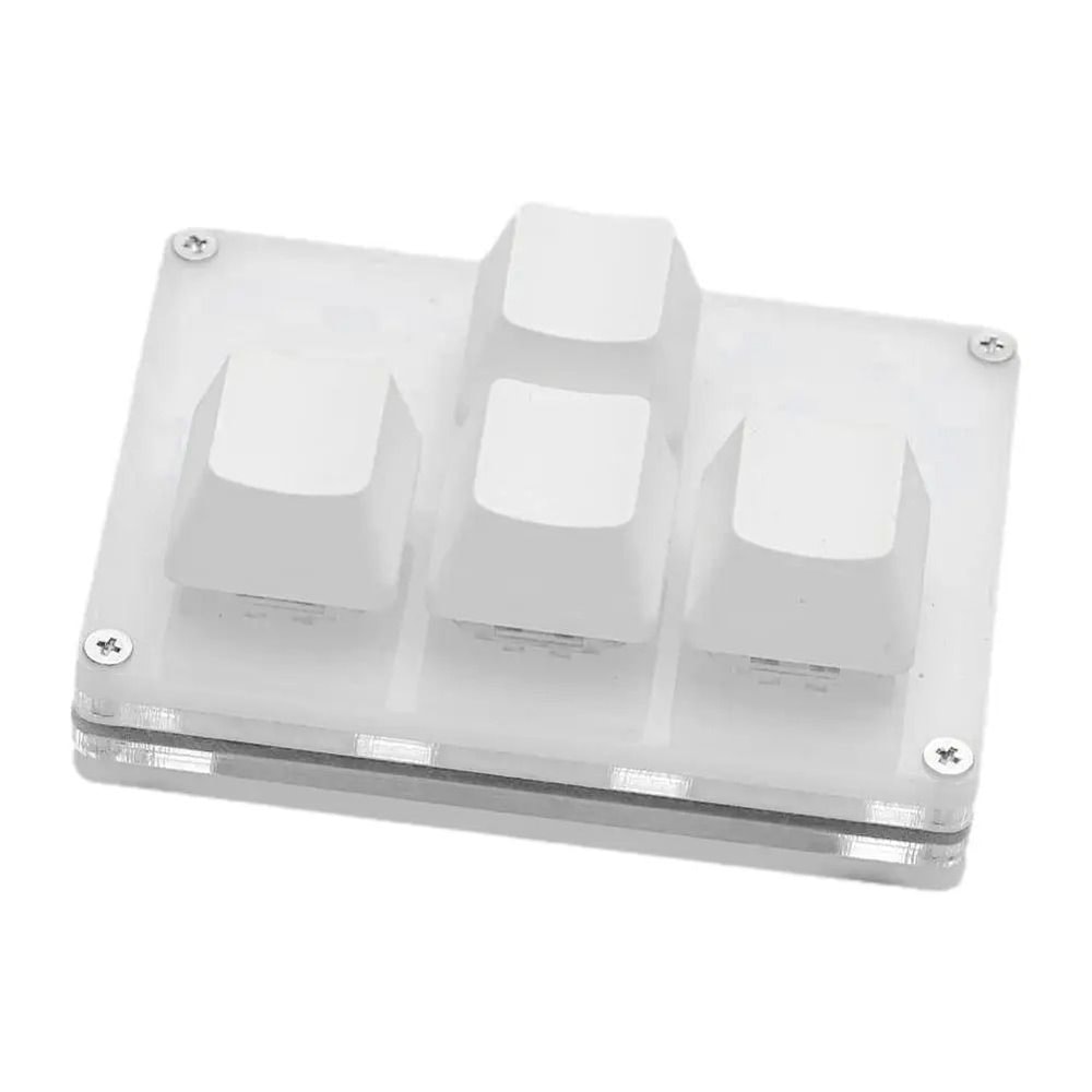 Mini Mechanical Keypad 4 Key Programmable USB Shortcut Macro Pad 6