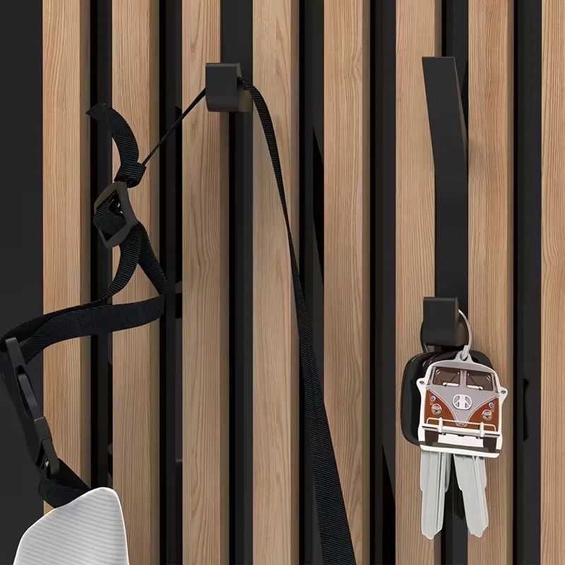 Acoustic Panel Hooks No Drill Soundproof Panel Mounting Hanger Set 4
