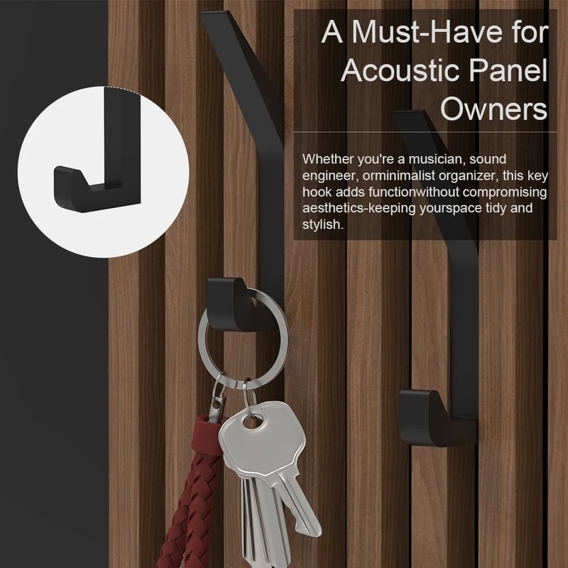 Acoustic Panel Hooks Durable Soundproof Foam Panel Mounting Hangers 4