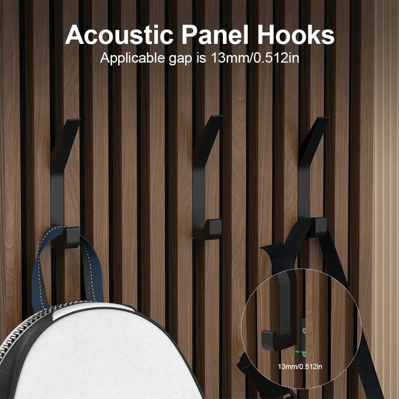 Acoustic Panel Hooks Durable Soundproof Foam Panel Mounting Hangers 6