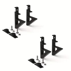 4 piece acoustic panel brackets no drill wall mount for foam panels and shelves