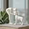 Elegant Dog Owner Statue Modern Pet Lover Home Decor Figurine 7