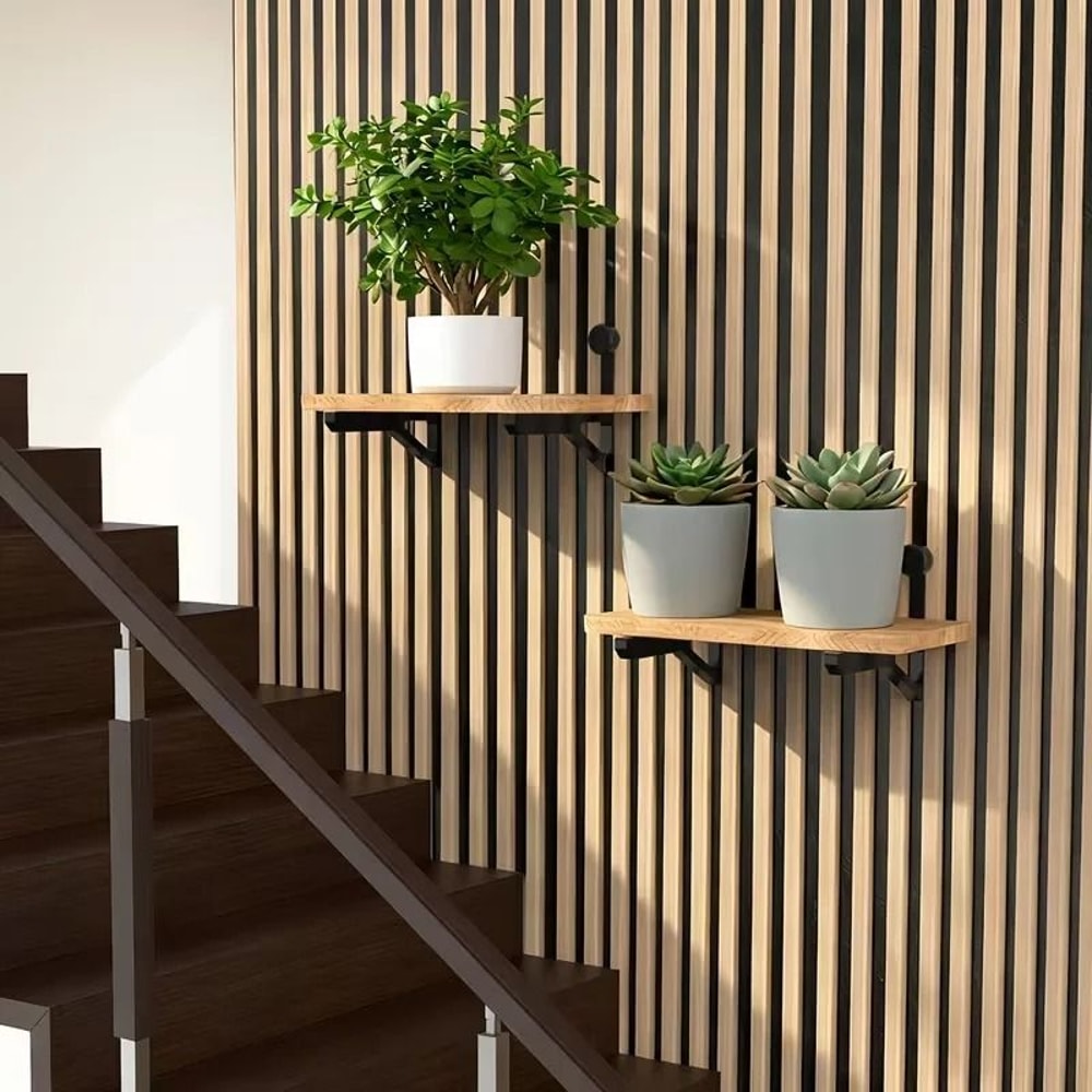 4 Piece Heavy Duty Acoustic Panel Brackets Soundproof Panel Mount Set 6