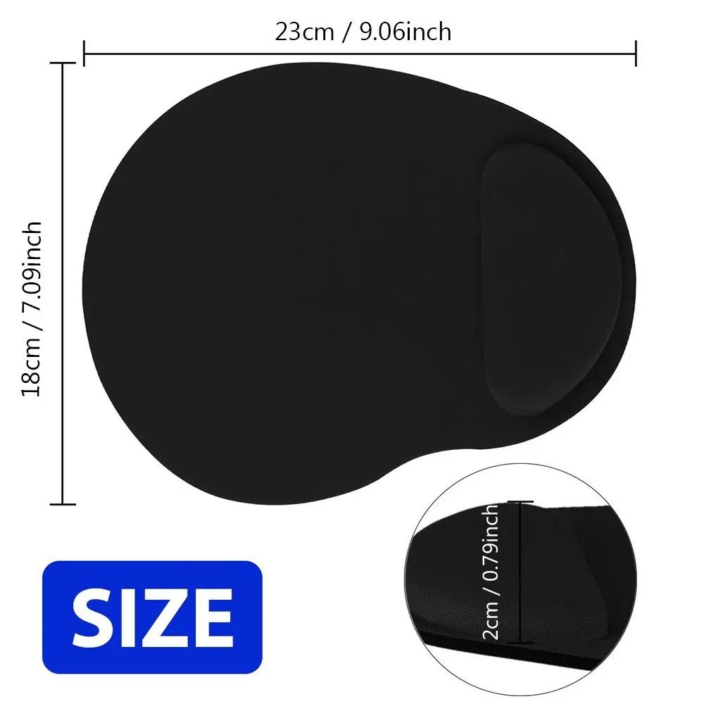 Ergonomic Mouse Pad With Wrist Rest Comfortable Non Slip Support Mat 13
