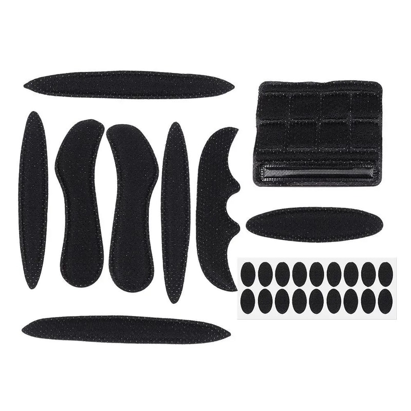 27 Piece Helmet Padding Kit Universal Foam Pads Replacement For Cycling And Motorcycle Helmets 2
