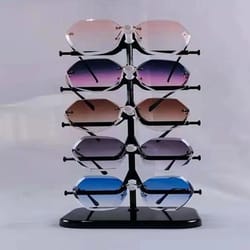 space saving glasses display stand multi layer sunglasses organizer rack for eyewear storage