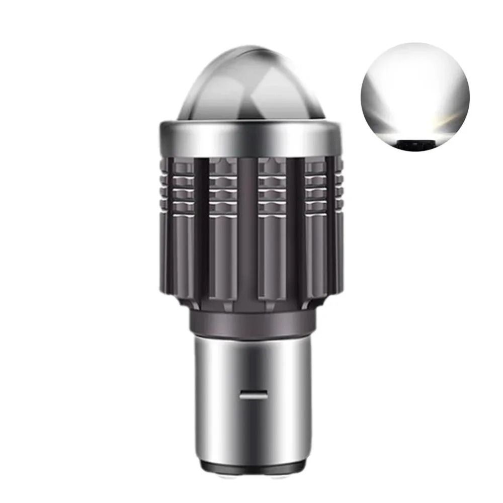 BA20D LED Motorcycle Headlight Bulb Hi Lo Motorbike LED Headlamp Bright Motorcycle Headlight 1