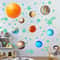 Glow In The Dark Star Wall Stickers Luminous Planet Wall Decals For Kids Room Decor 1