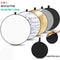 Portable 5 In 1 Photography Light Reflector Collapsible Photo Studio Reflector Disc 7
