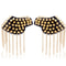 Punk Chain Tassel Shoulder Brooch Metal Epaulet Shoulder Pins Fashion Accessory Set 1