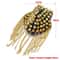 Punk Chain Tassel Shoulder Brooch Metal Epaulet Shoulder Pins Fashion Accessory Set 10
