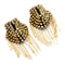 Punk Chain Tassel Shoulder Brooch Metal Epaulet Shoulder Pins Fashion Accessory Set 7