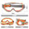 Anti Fog Safety Goggles Clear Lens Protective Eyewear Over Glasses Industrial Use 4