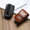 Portable Leather Glasses Case Belt Clip Folding Eyewear Storage Case For Travel 7