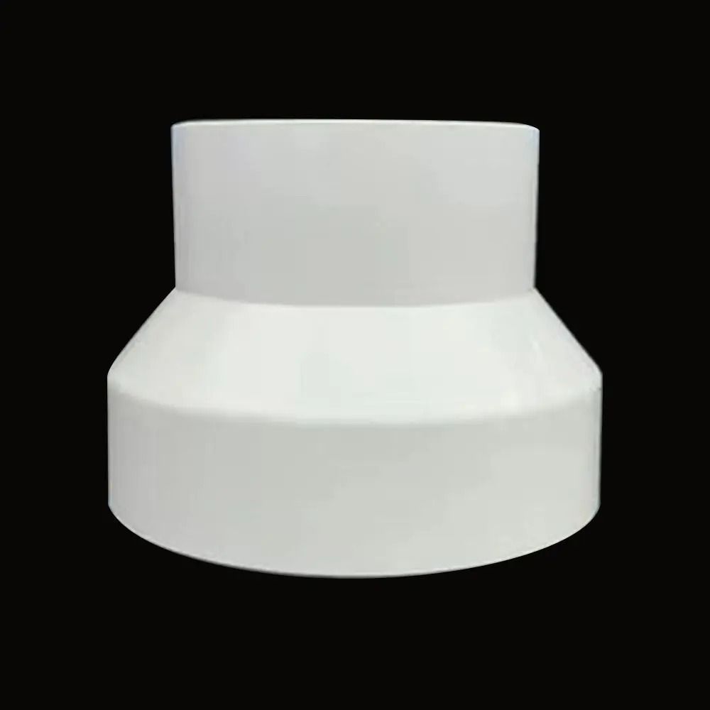 ABS Ventilation Pipe Reducer Adapter Durable Air Duct Connector For Vent Systems 1