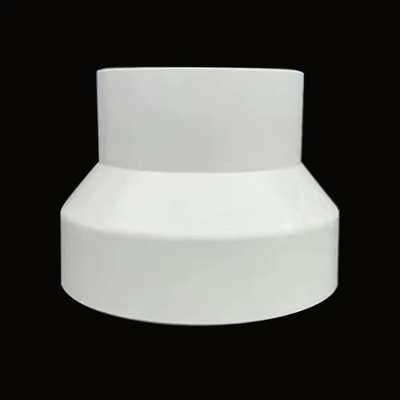 ABS Ventilation Pipe Reducer Adapter Durable Air Duct Connector For Vent Systems 1