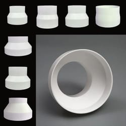 abs ventilation pipe reducer adapter durable air duct connector for vent systems