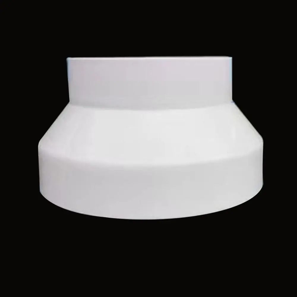 ABS Ventilation Pipe Reducer Adapter Durable Air Duct Connector For Vent Systems 5