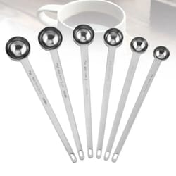 stainless steel measuring spoon long handle coffee measuring spoon kitchen tool