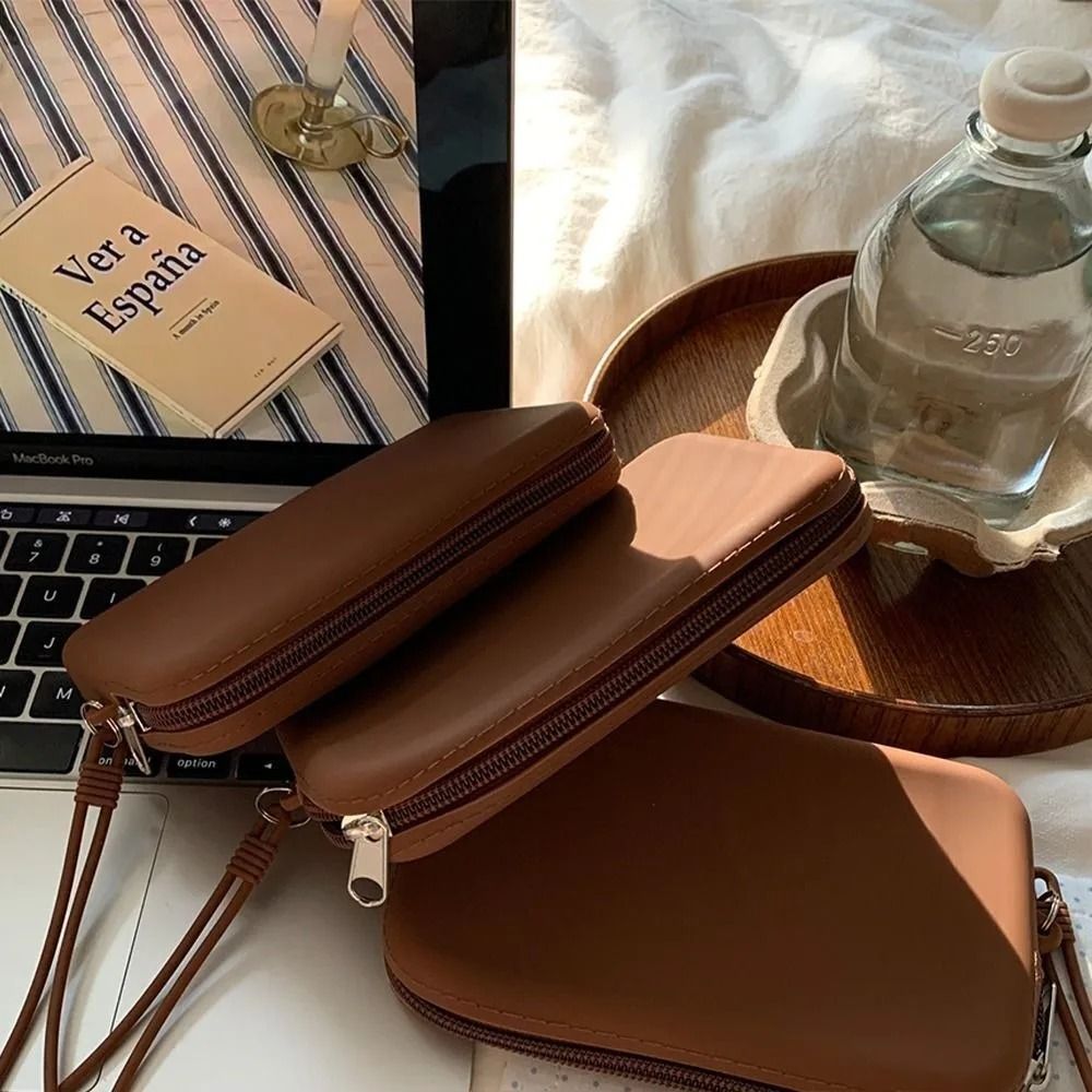 Silicone Cosmetic Bag Small Makeup Pouch Coin Purse Organizer Travel Storage Bag 8