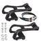 Bike Pedal Toe Clips With Adjustable Cycling Pedal Straps MTB And Road Bicycle Strap Set 3