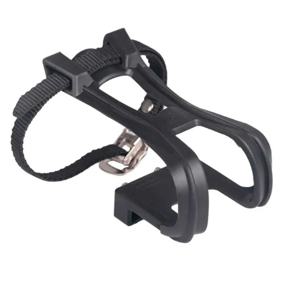 Bike Pedal Toe Clips With Adjustable Cycling Pedal Straps MTB And Road Bicycle Strap Set 6