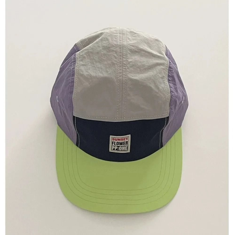 Retro 5 Panel Baseball Cap Quick Dry Breathable Flat Brim Unisex Streetwear Hat 9