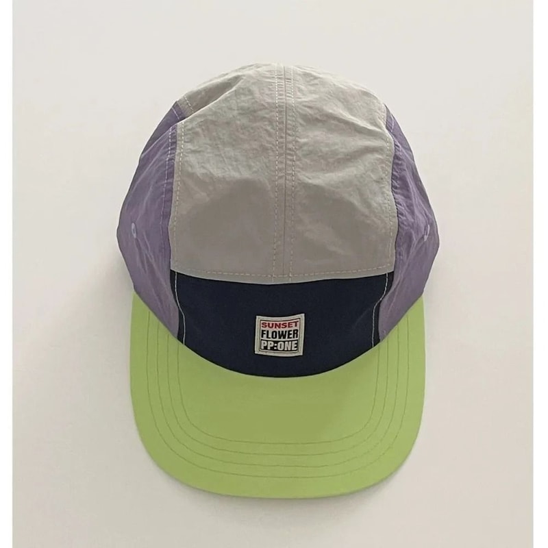 Retro 5 Panel Baseball Cap Quick Dry Breathable Flat Brim Unisex Streetwear Hat 9