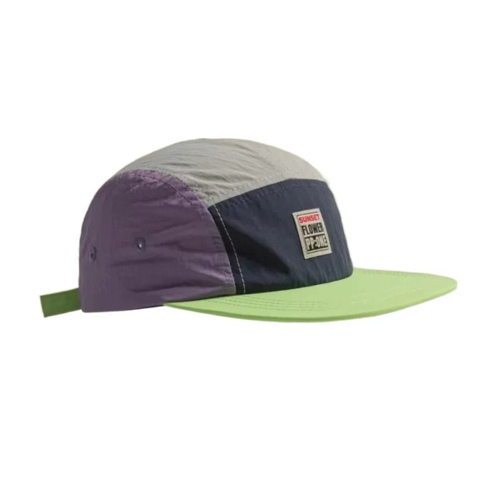 Retro 5 Panel Baseball Cap Quick Dry Breathable Flat Brim Unisex Streetwear Hat 4