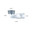 Odor Proof Sink Drain Pipe Kit Curved Kitchen Sink Drainage Pipe With Flexible Connector 2